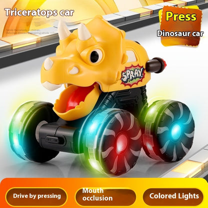 Inertial Sliding Model Light Pressing Dinosaur Toy Car