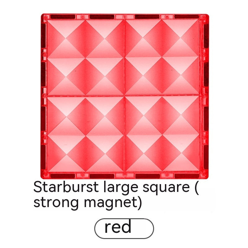 Color Window Asterism Magnetic Building Blocks Assembly