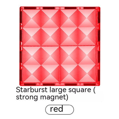 Color Window Asterism Magnetic Building Blocks Assembly