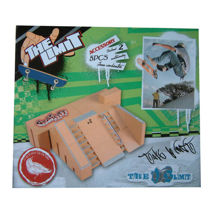 Finger skateboard track field