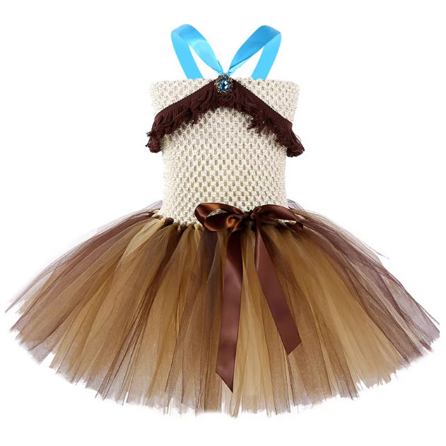 Vestido de princesa estilo océano para niños