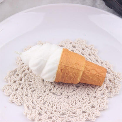 Slow rebound simulation ice cream small torch sweet pendant decompression toy squeezing music