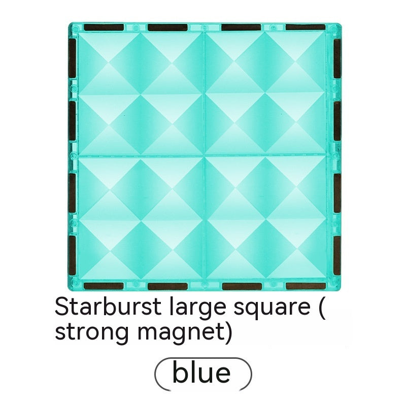 Color Window Asterism Magnetic Building Blocks Assembly