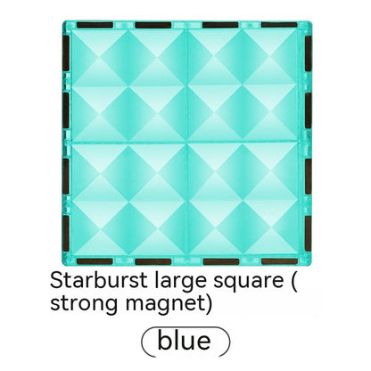 Color Window Asterism Magnetic Building Blocks Assembly