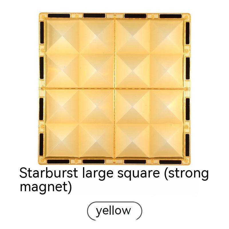 Color Window Asterism Magnetic Building Blocks Assembly