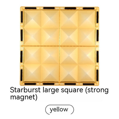 Color Window Asterism Magnetic Building Blocks Assembly