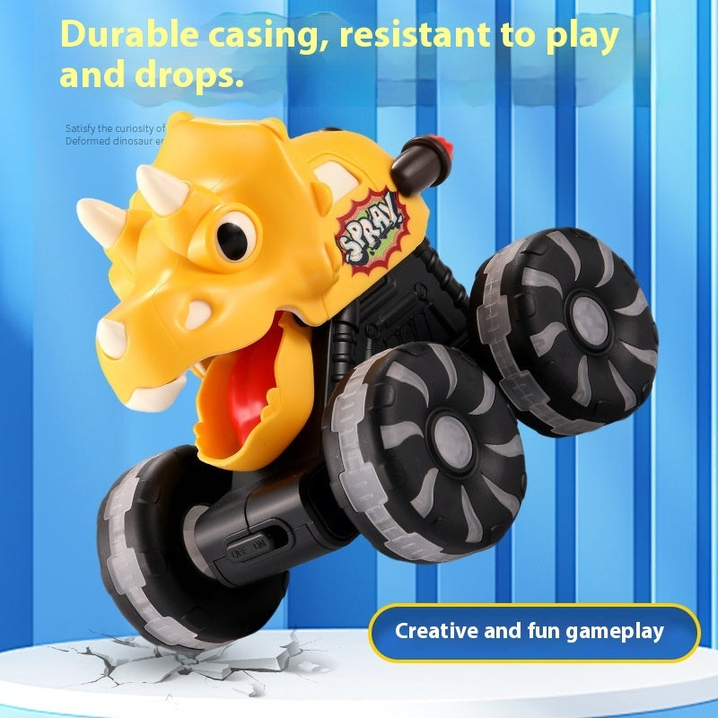 Inertial Sliding Model Light Pressing Dinosaur Toy Car