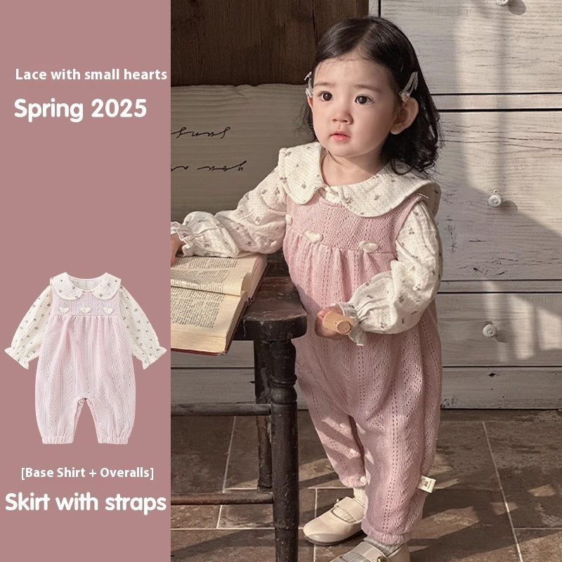 Baby Autumn Suit Baby Girl Cute Rompers Overalls Romper Children's Clothing