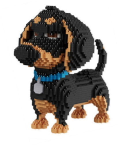 Pet dog small particle block