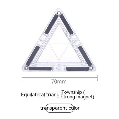 Color Window Asterism Magnetic Building Blocks Assembly