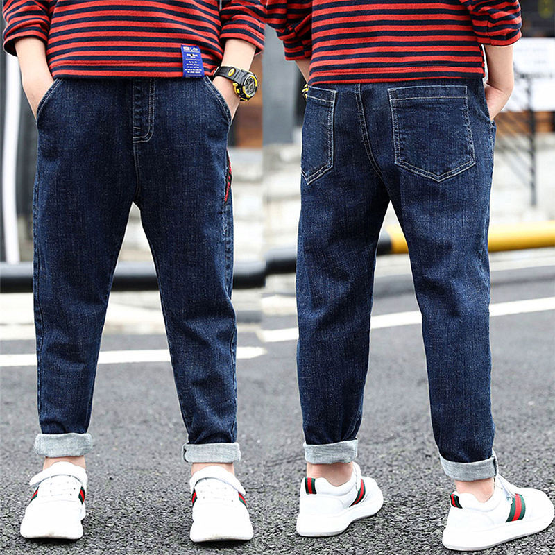 Jeans Garçon Automne et Hiver Nouveauté Velours Une pièce