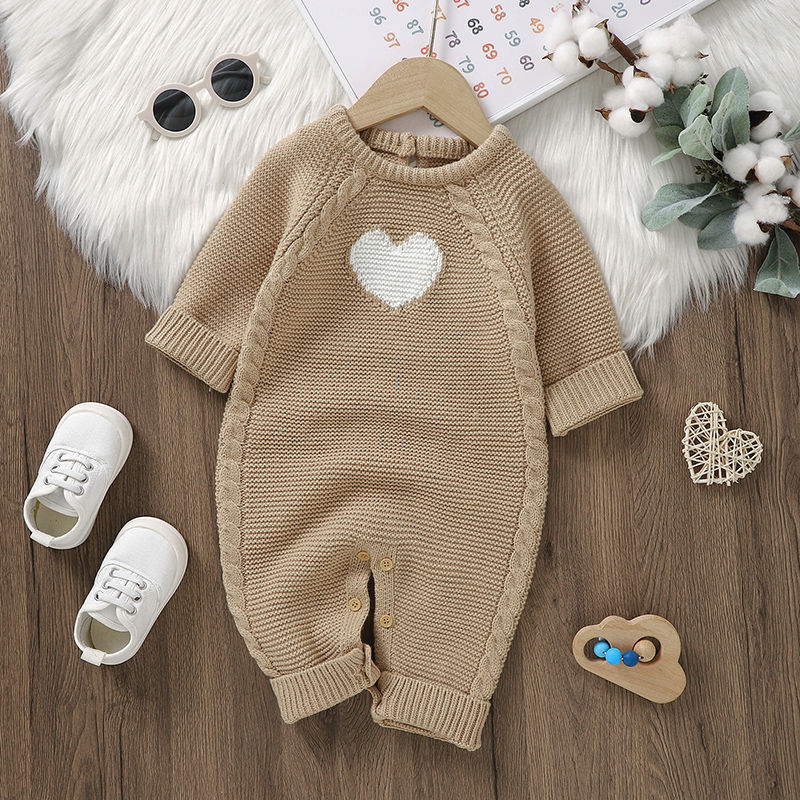 Baby Heart Trendy Casual Jumpsuit Romper