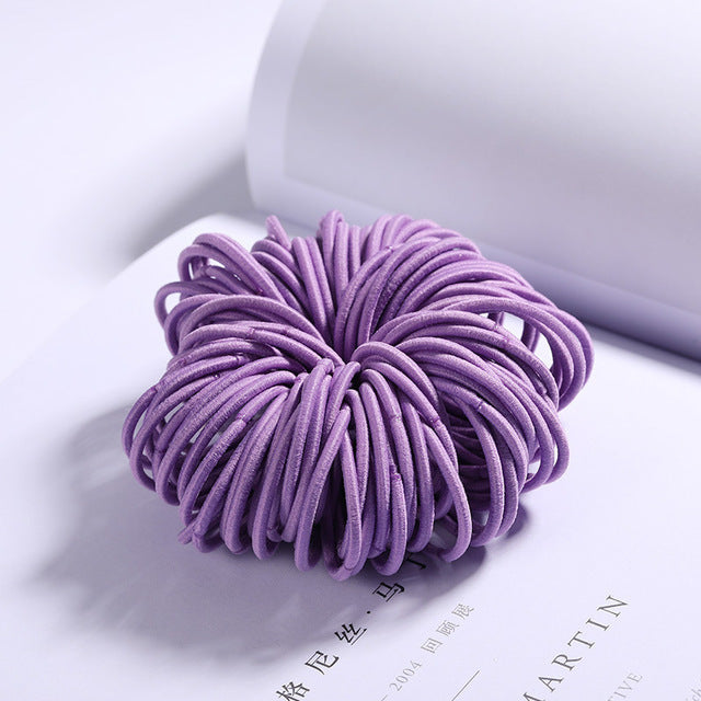 Nylon Does Not Hurt Hair Color Children's Rubber Band