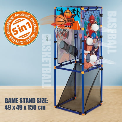 5-in-1 Basketball Shooting Stand Toy Set