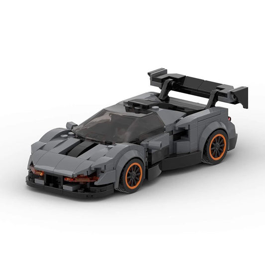 Building Block Toy Creative Super Sports Car Speed8 Grid Model