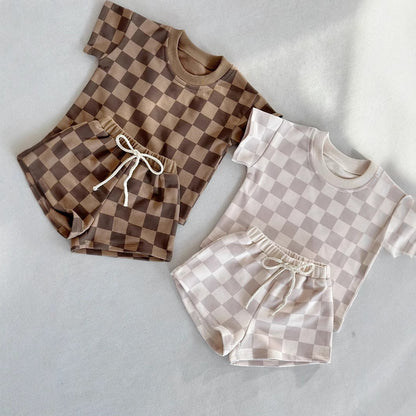 Ins Style Foreign Trade Baby Short Sleeve Suit