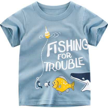 Camiseta de manga corta para niños