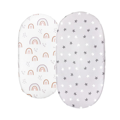 Baby Cradle Fitted Sheet Elastic Printing Baby Caring Table Changing Cover