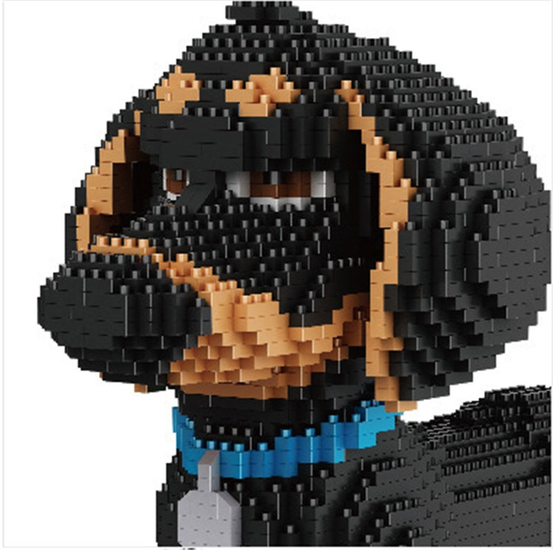 Pet dog small particle block