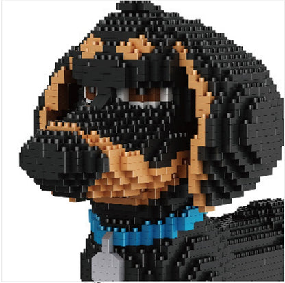 Pet dog small particle block