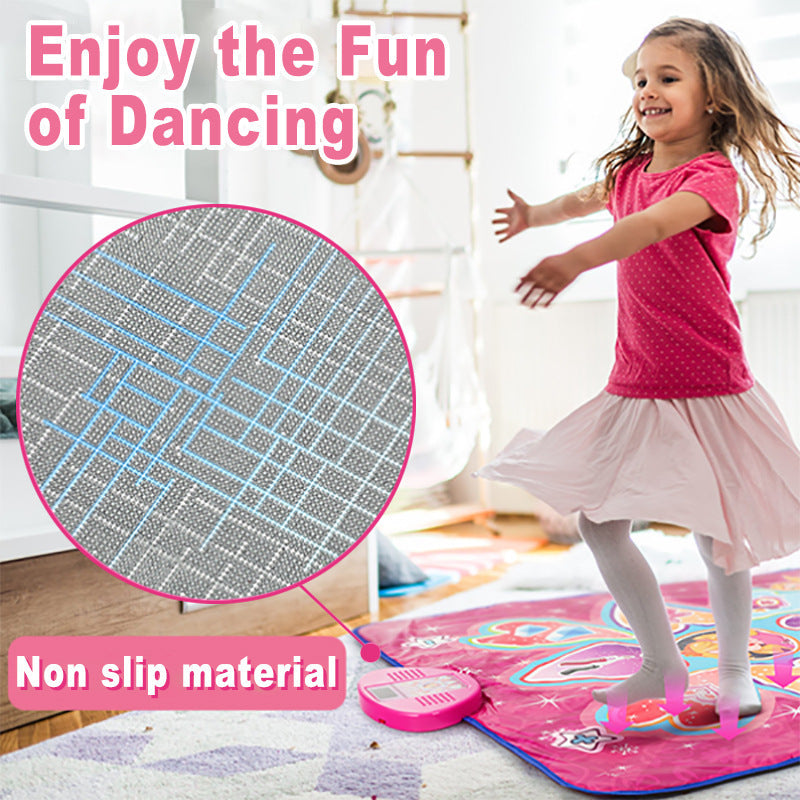 Cross-border Children's Electronic Dancing Mat Wireless Princess Dance Mat Pedal Game Mat Music Blanket Girl Boy Toy