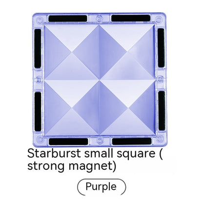 Color Window Asterism Magnetic Building Blocks Assembly