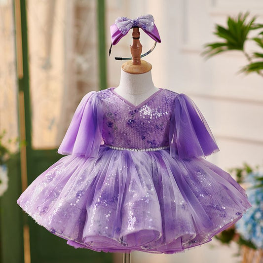 Vestido infantil Vestido de princesa Falda corta