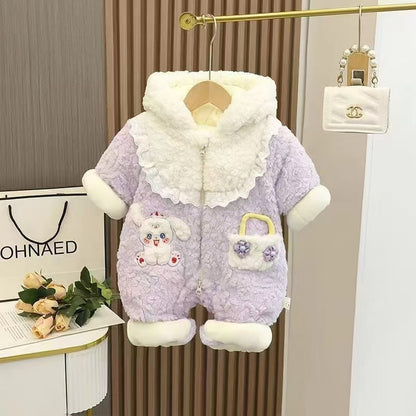 Thickened Warm Super-cute Hooded Outerwear