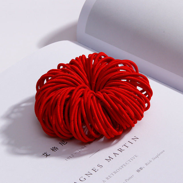 Nylon Does Not Hurt Hair Color Children's Rubber Band