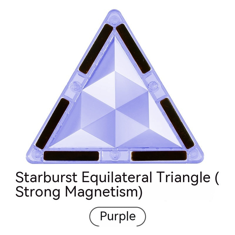 Color Window Asterism Magnetic Building Blocks Assembly