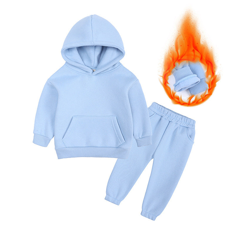 Children's New Winter Fleece Sweater Set