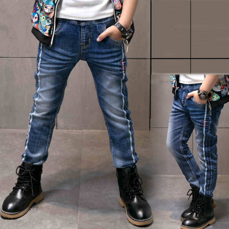 Jeans Garçon Automne et Hiver Nouveauté Velours Une pièce
