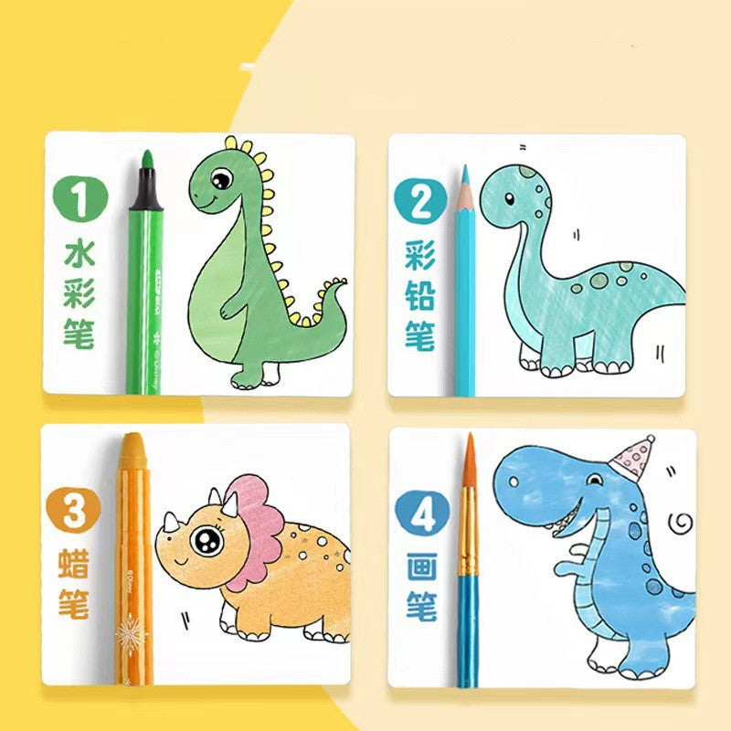 Children's Graffiti Scroll Color Filling Drawing Paper
