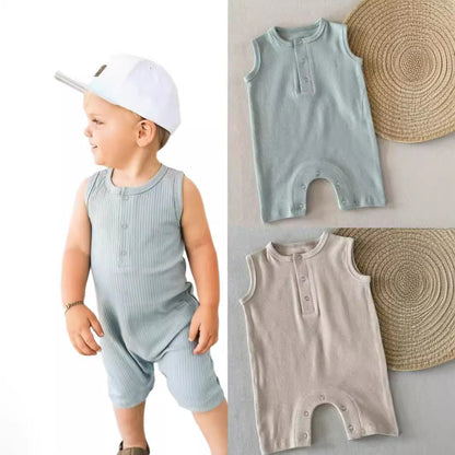 Baby Jumpsuit Grade A Summer Sleeveless Vest