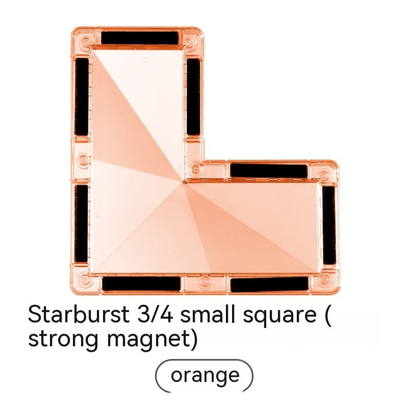 Color Window Asterism Magnetic Building Blocks Assembly