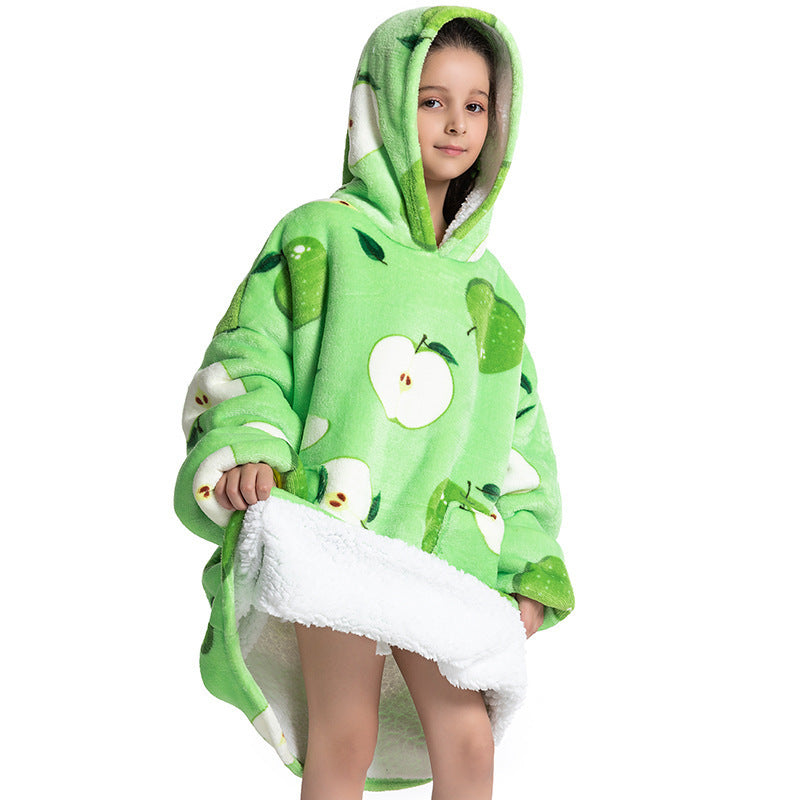 Pijama infantil de franela de lana de cordero