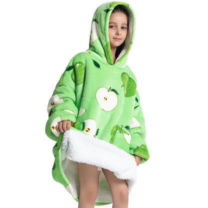 Pijama infantil de franela de lana de cordero