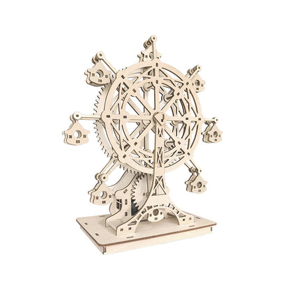 Rotating Ferris Wheel Music Box Educational Assembling Puzzle Toys
