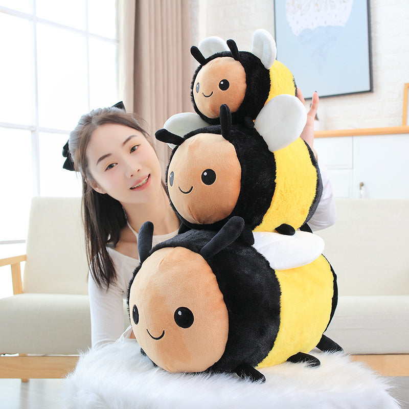 Cartoon bee ladybug plush toy