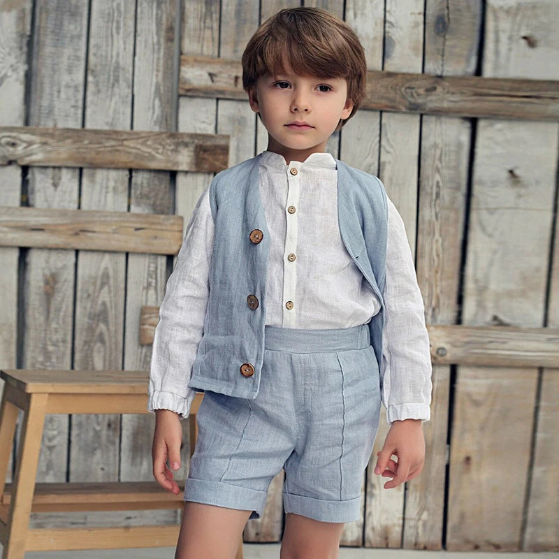 Simple All-match Casual Style Baby Long Sleeve Top