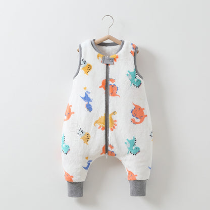 Baby Autumn And Winter Flannel Warm Sleeping Bag