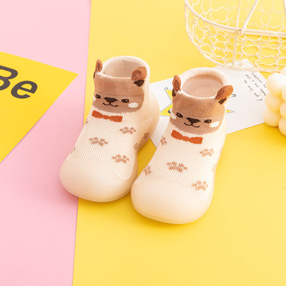 New Children's Socks Baby Toddler Soft-soled Floor Shoes
