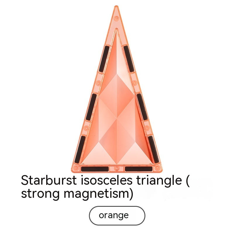 Color Window Asterism Magnetic Building Blocks Assembly
