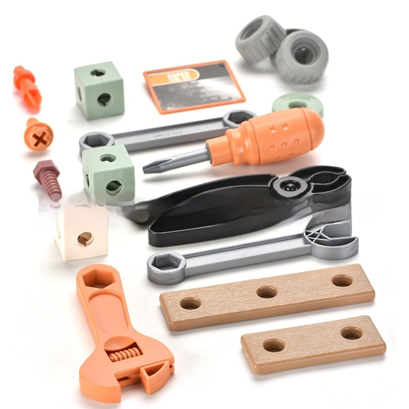 Educational Repair Assembly Playhouse Toolbox Set For Kids