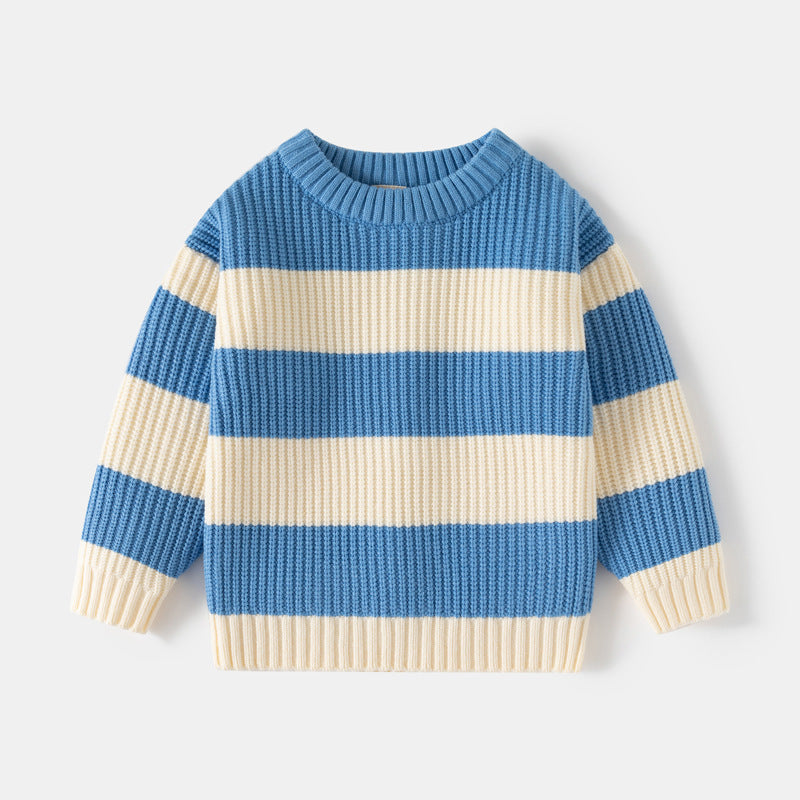 Pull chaud à aiguilles épaisses pour enfants et tout-petits