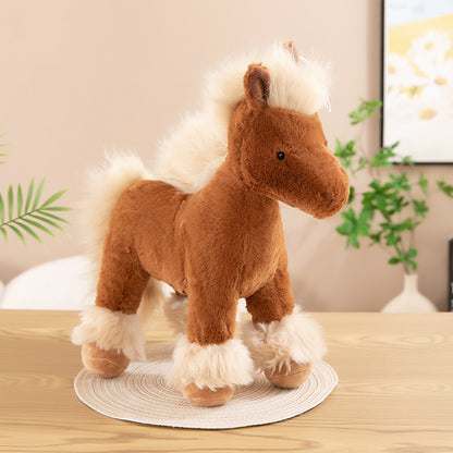 Nouvelle lampe simulée en tissu de coton Peluche
