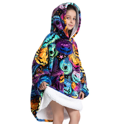 Pijama infantil de franela de lana de cordero