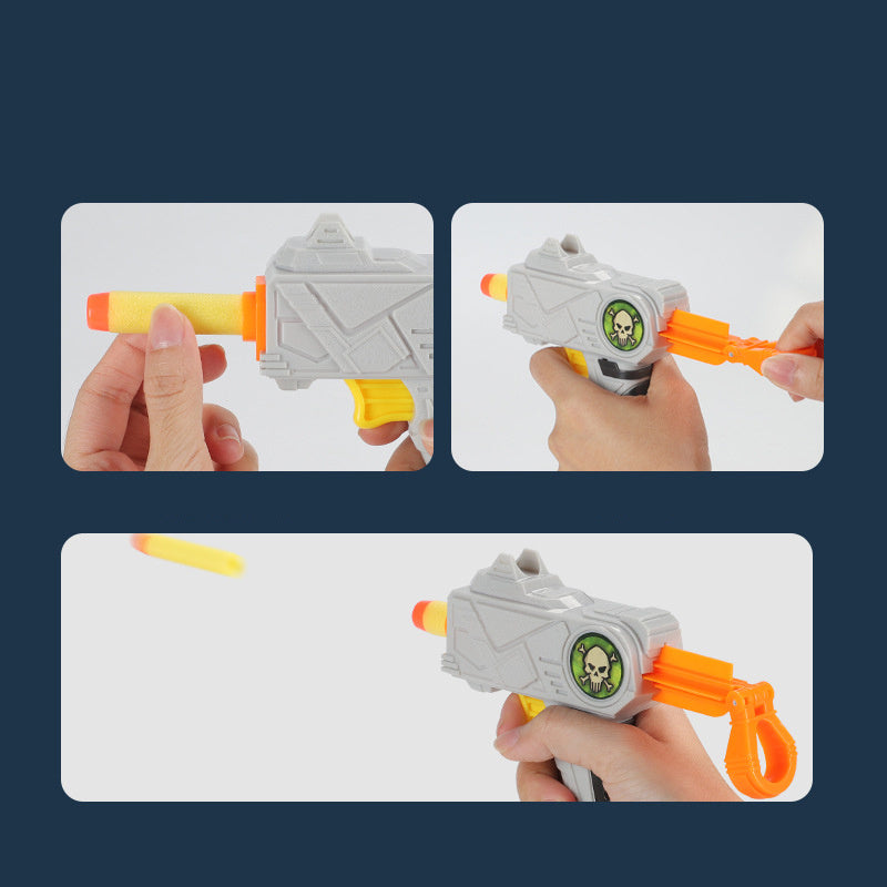 Suspended ball soft bullet gun shooting practice dart target