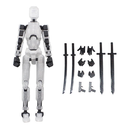 3D Printing More Than Movable Joint Doll Lucky 13 Full Body Movable Robot