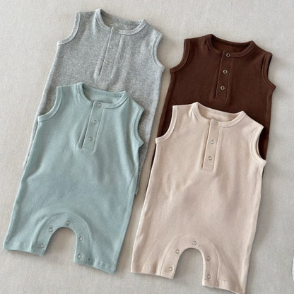 Baby Jumpsuit Grade A Summer Sleeveless Vest